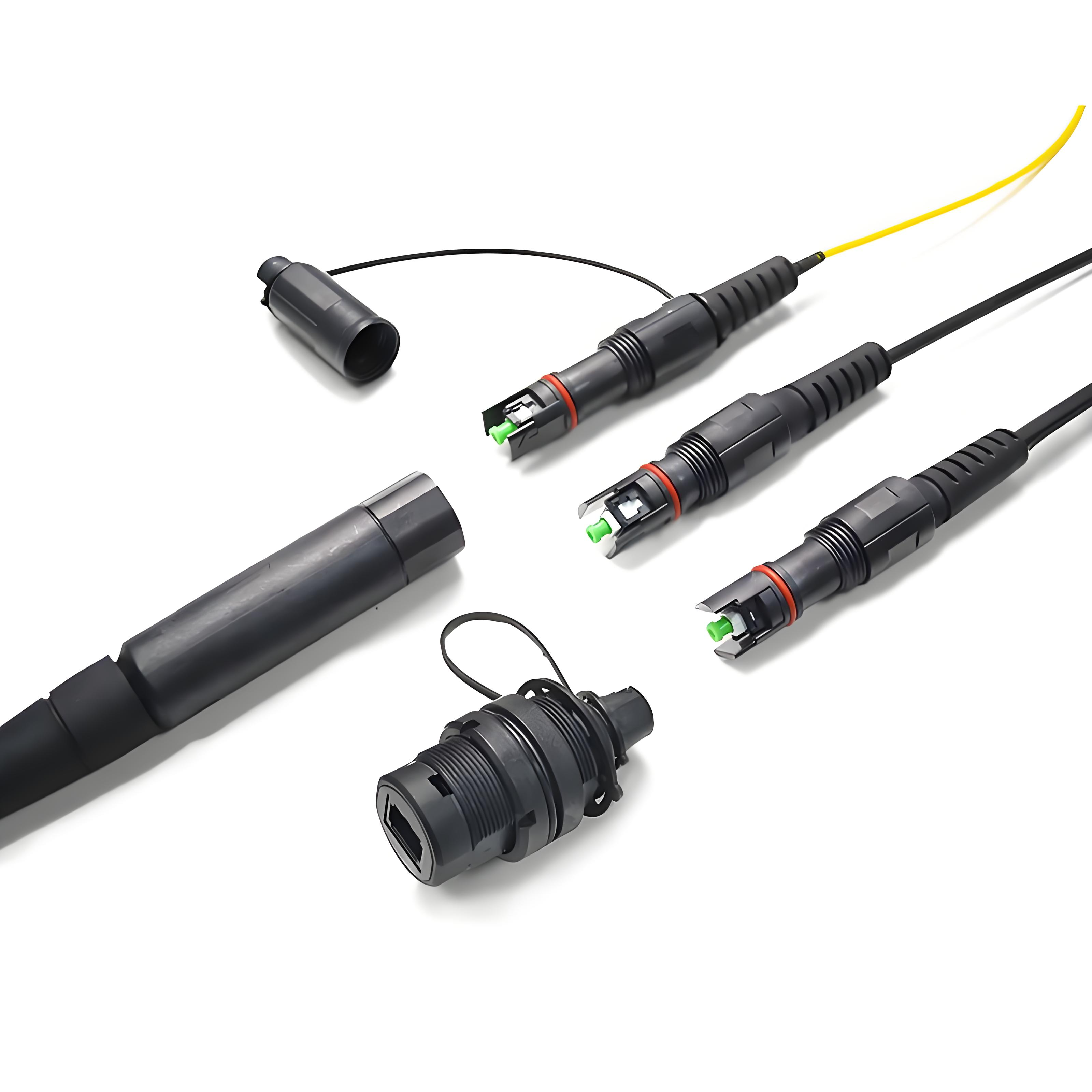 Conjunto de cable al aire libre de opti-tap con conectorización