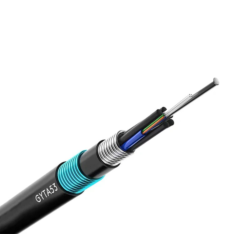 Tubo suelto varado Fibra óptica Cable de fibra óptica GYTA53